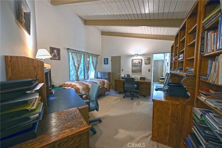 3rd bedroom used as Office with custom Built-in Book Case and Desk.  Amazing Tall double hung closet.