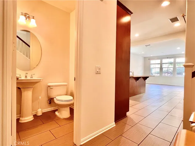 Downstairs half bath
