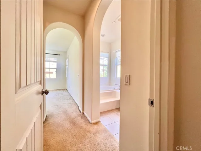 Master bedroom entry