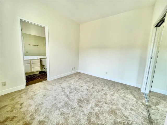 Bedroom #2 with new carpet