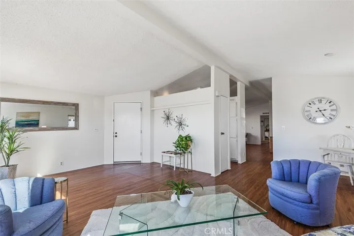 Sneak peak at the back of the home from the spacious living room.