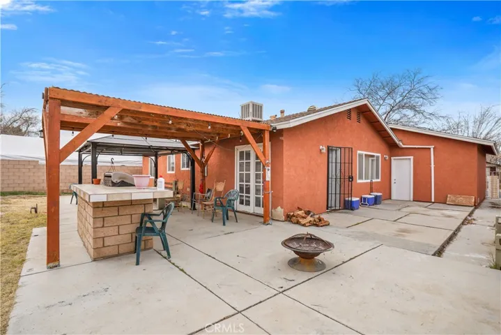 Covered patio and gazebo with a great built-in BBQ