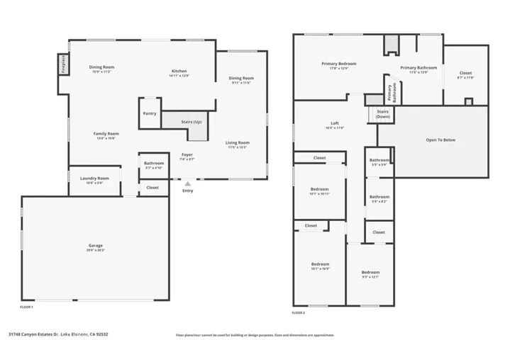 Combined floor layout