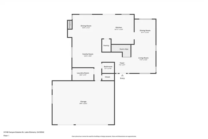 1st Floor layout