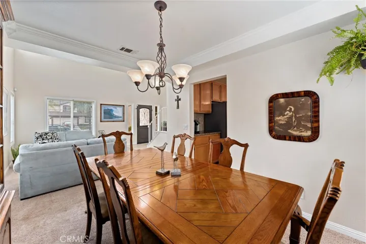Formal Dining room adjoins Kitchen and Living Room