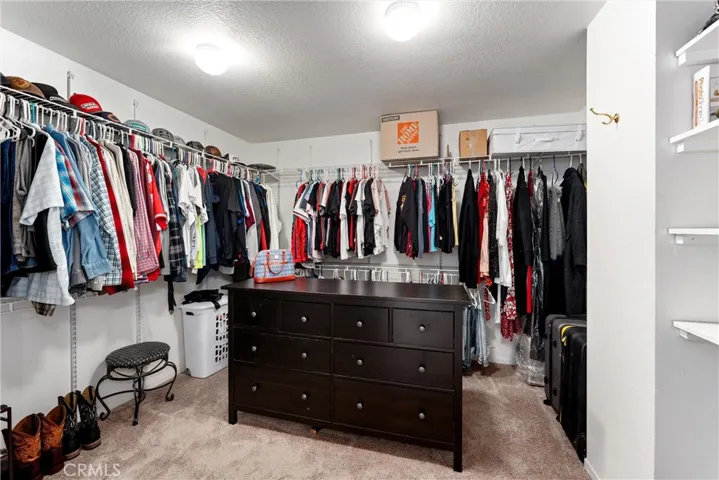 Expansive walk-in closet in Primary Bedroom!