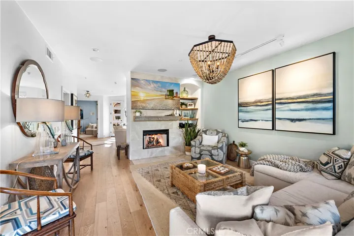 Family Room with inviting Gas Fire Place.