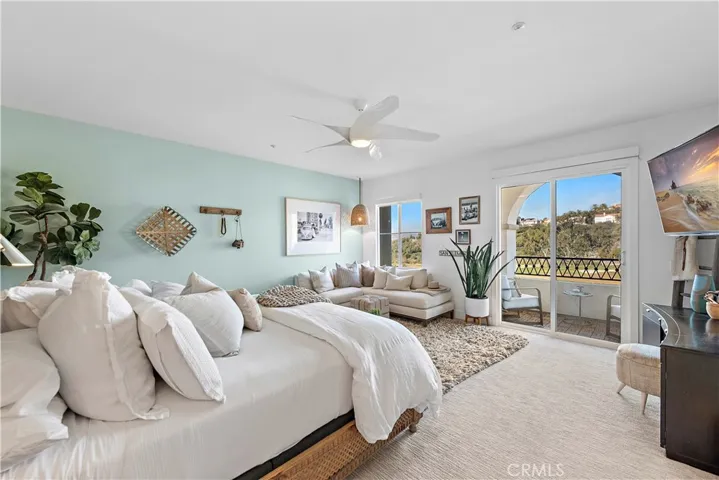 Large Primary Bedroom with stunning golf course views.