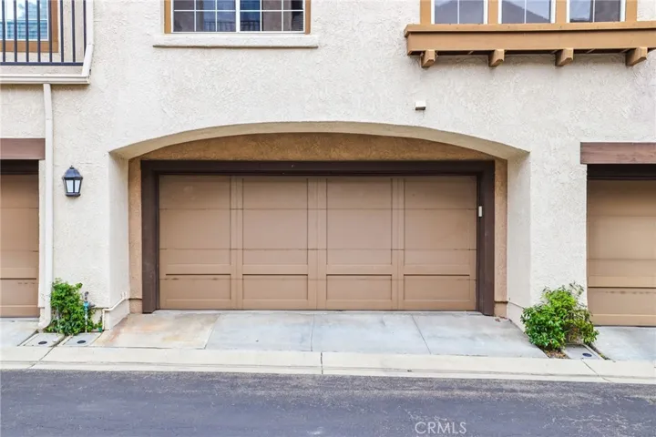 The garage access.