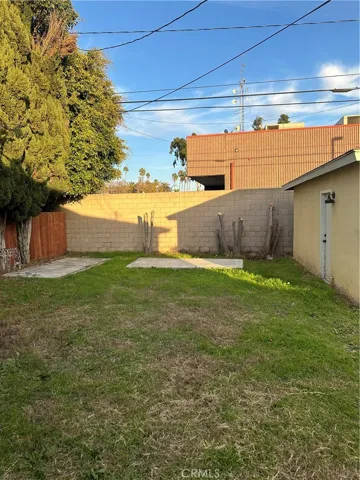 Back yard view
