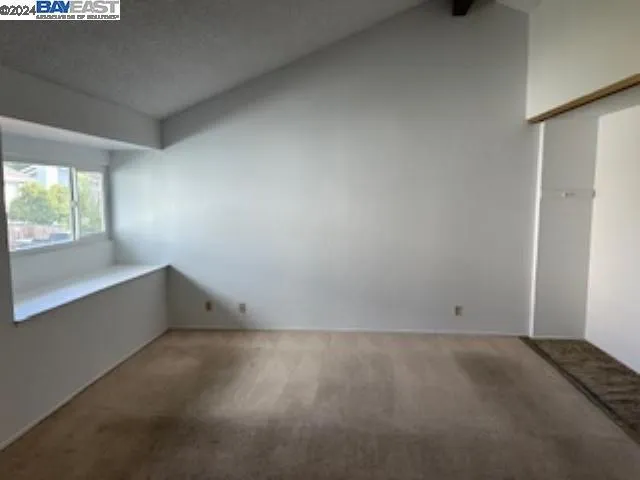 Primary bedroom - vaulted ceilings