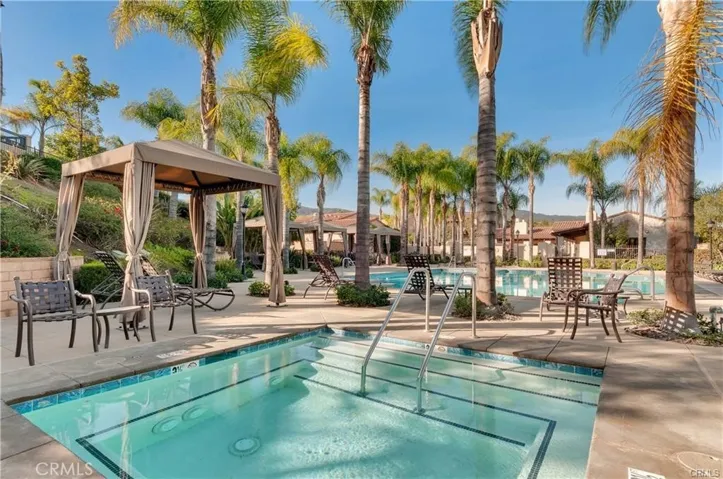 Large Heatedc Pool with Private Cabanas and lounge chairs for your use!