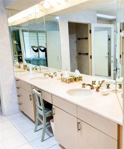Primary bath vanity