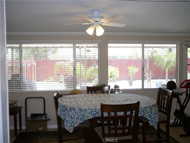 Dining Room looking out backyard.