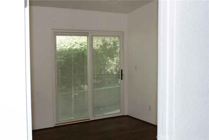 Sliding door in master suite