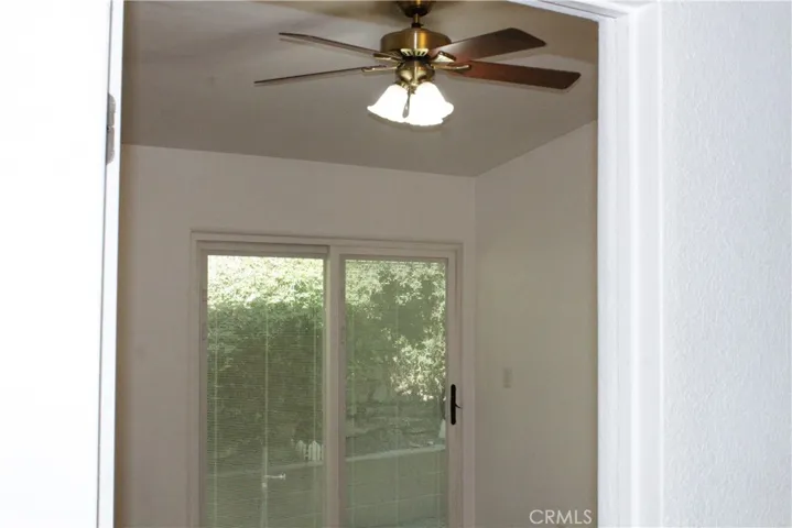 Ceiling fan in master suite