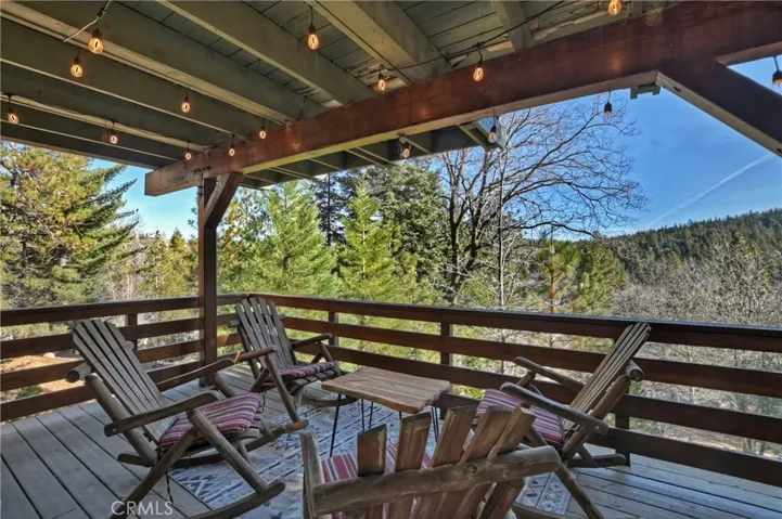 Lower Deck with Gorgeous Distant Tree Views!
