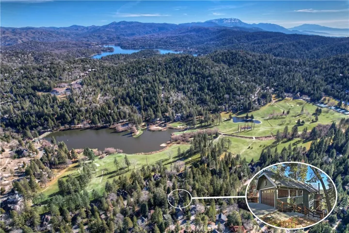 This Home Sits Just Above the Golf Course and a Short Drive From Lake Arrowhead!