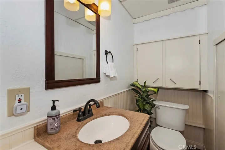 1/2 Bath on Lower Level