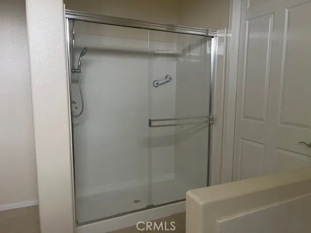 Master shower