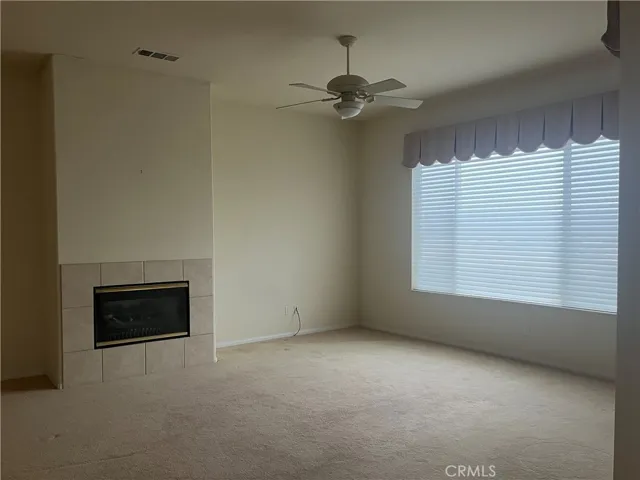 Fireplace in living room
