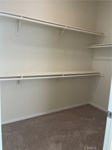 Master walk in closet