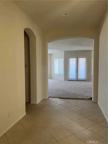 Front door to living room