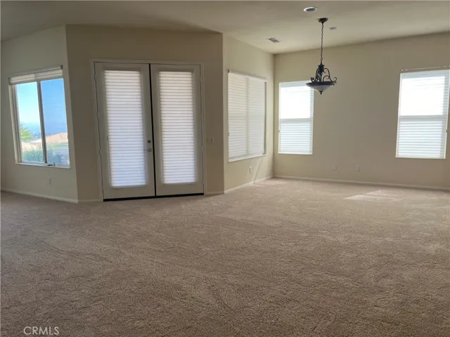 Dining area off of the kitchen