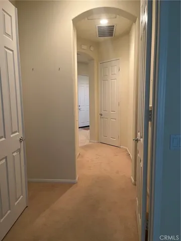 Hallway into master bedroom