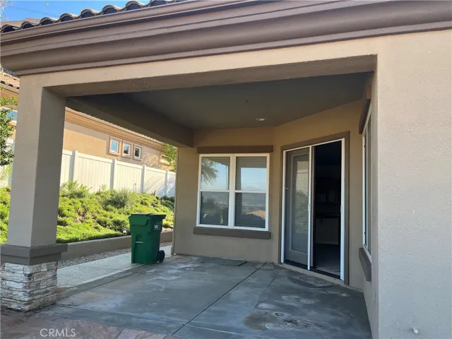 Back patio