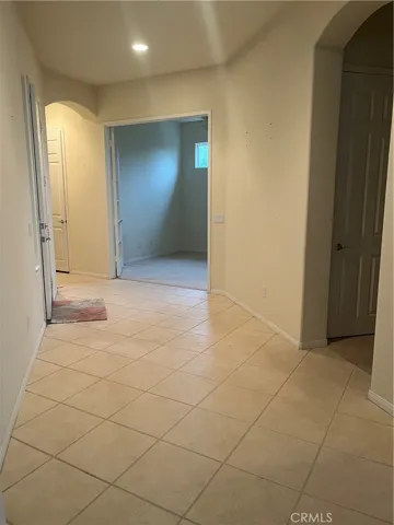 Hallway from living room to extra room