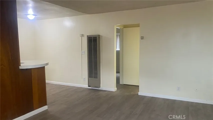spacious living room with newly installed floor