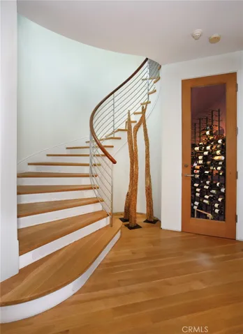Wind your way upstairs on these gorgeous stairs.