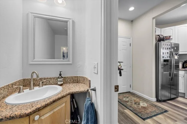 Downstairs powder room