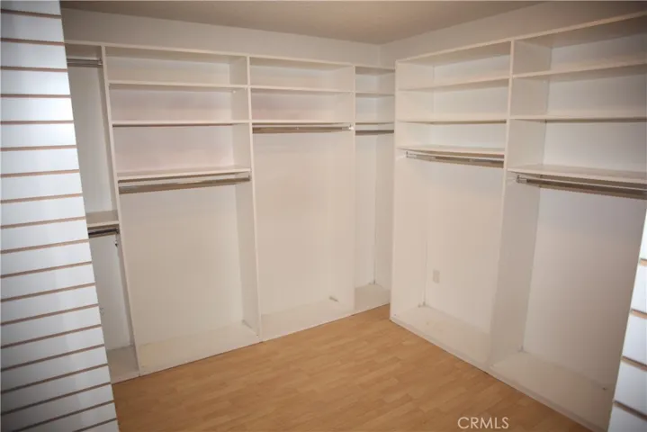 4th bedroom being used as walk-in closet
