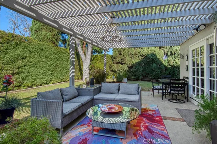 Entertaining backyard
