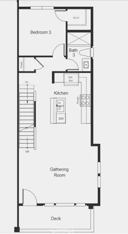 Design upgrades feature laminate flooring in main areas.
