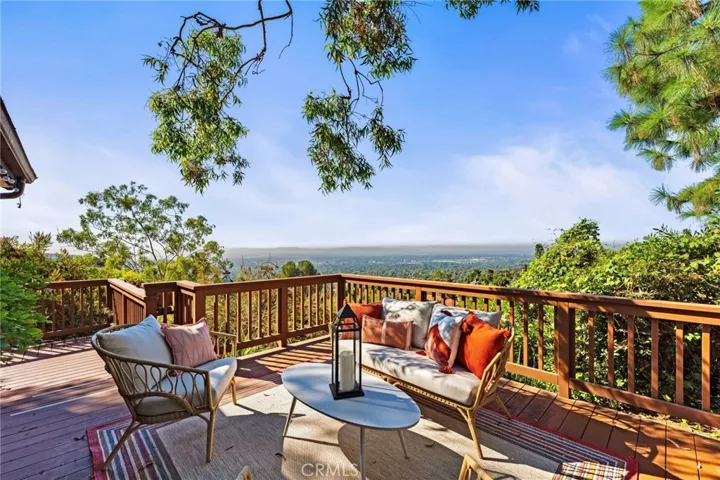 Deck off living room