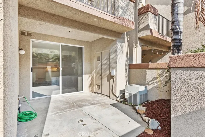 Patio side view