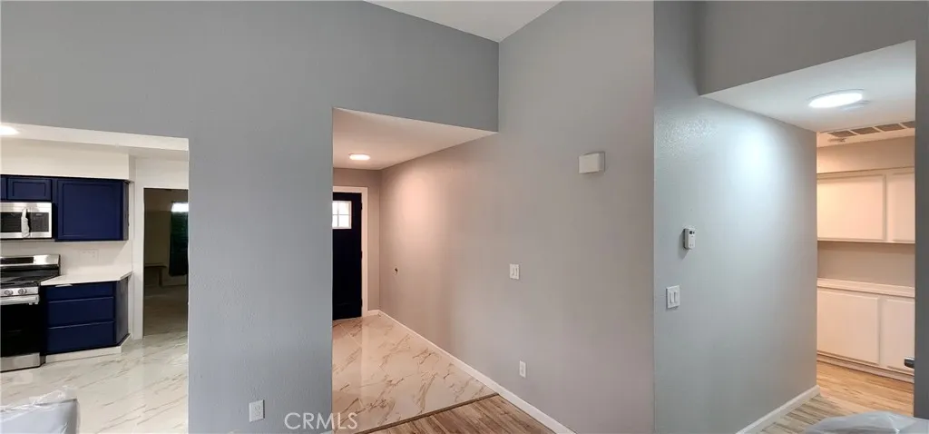 Open layout view from standing in the living room!