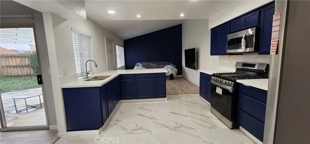 Elegant marble flooring