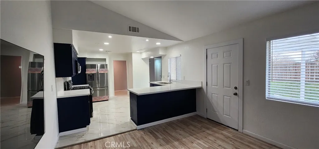 Family room with door towards the patio