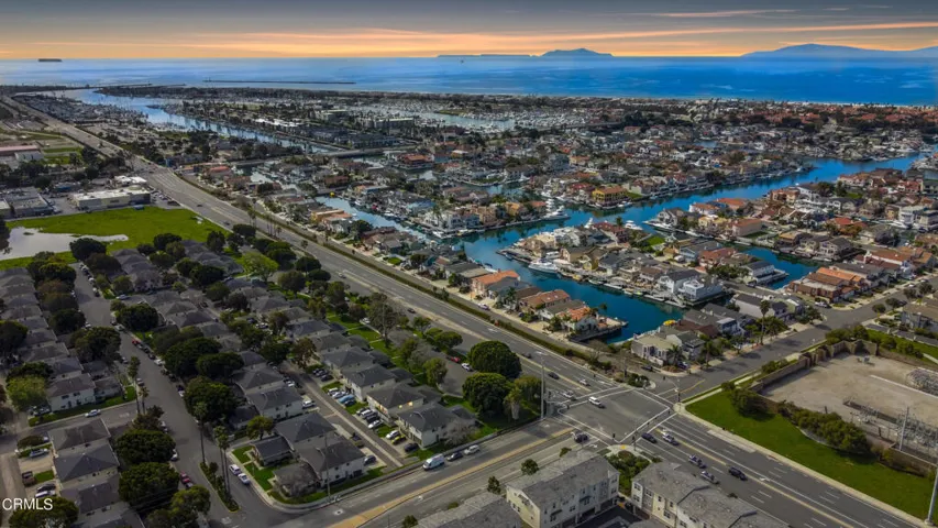 Aerial view of the community
