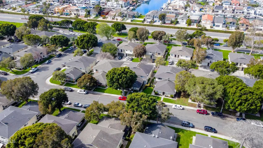 Aerial view only a mile from the beach