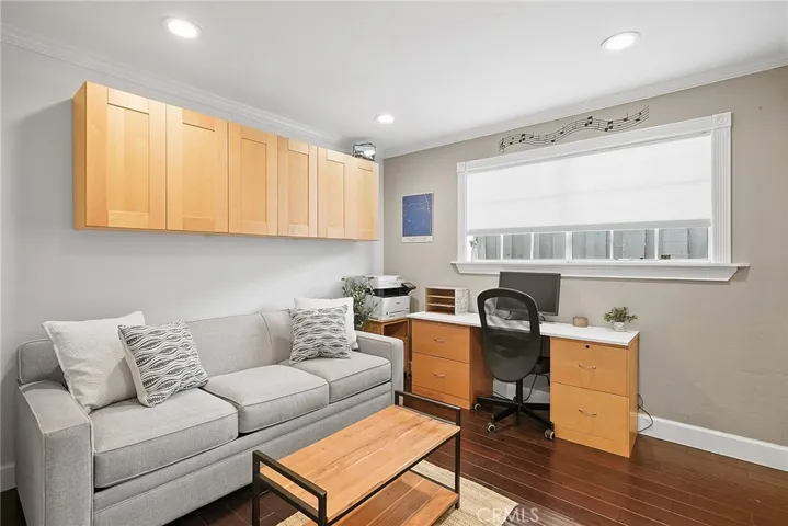 Office/Guest Bedroom with queen sized fold out couch