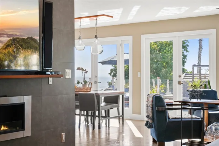 Ocean view living room