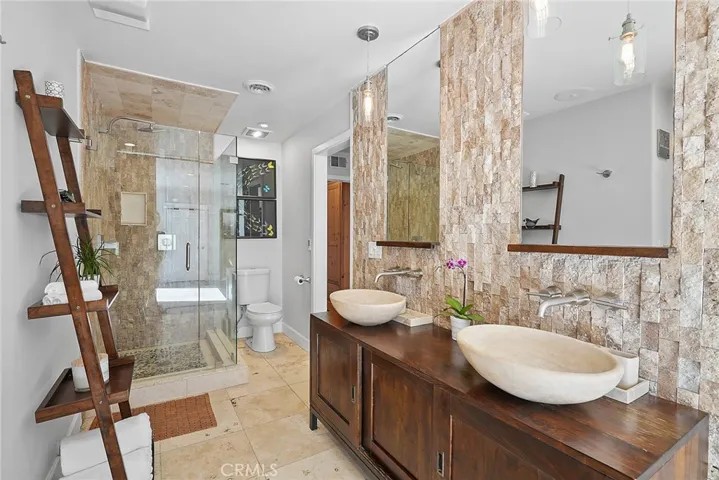 Dual Sinks in Primary Suite Bathroom