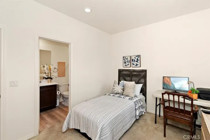 Bedroom with ensuite bathroom