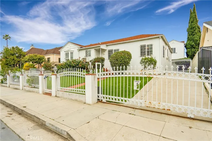 Front driving gate into your new home