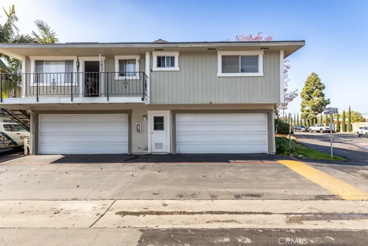 You get one space of 2 car garage (garage on right)